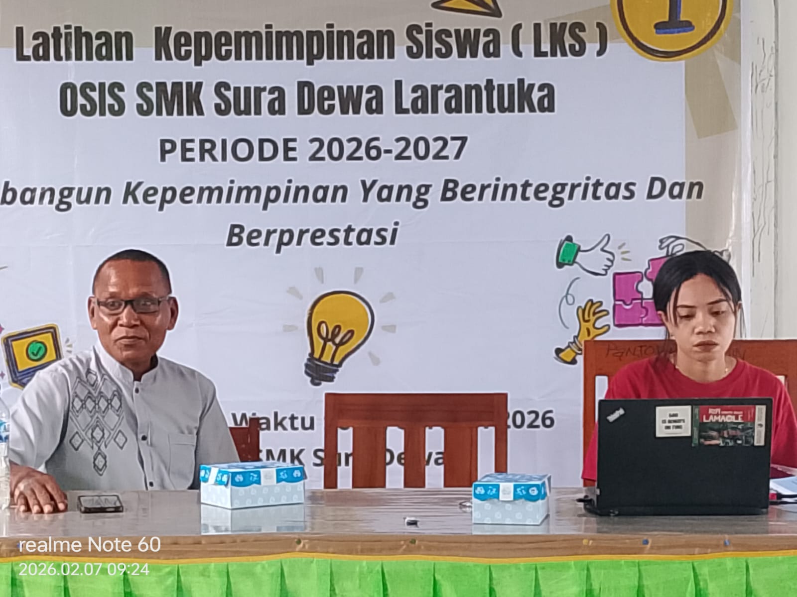 Latiham Kepemimpinan OSIS SMK Sura Dewa larantuka periode 2026/2027