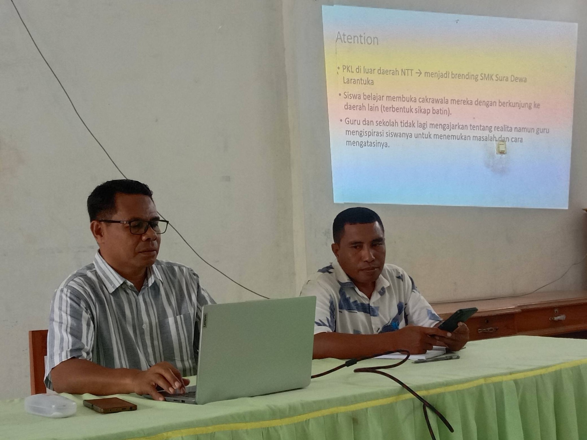 Rapat Pembahasan RAB Semester Ganjil SMK Sura Dewa Bersama Yayasan Sosial Mahardika